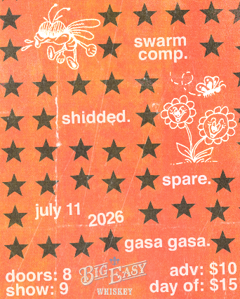 Swarm Comp, Shidded, Spare presented by Big Easy Whiskey