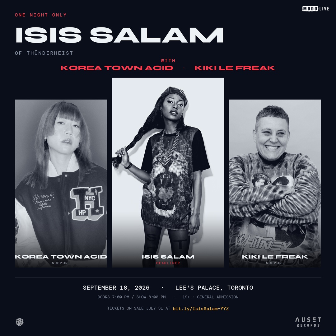 Isis Salam of THÜNDERHEIST with Korea Town Acid and Kiki Le Freak