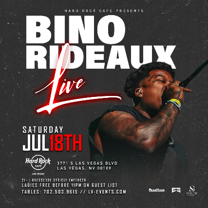 BINO RIDEAUX LIVE