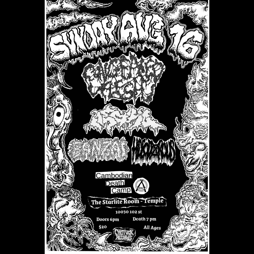 Congealed Flesh, Red 40 w/ Banzai, Hideodorous and Cambodian Death Camp