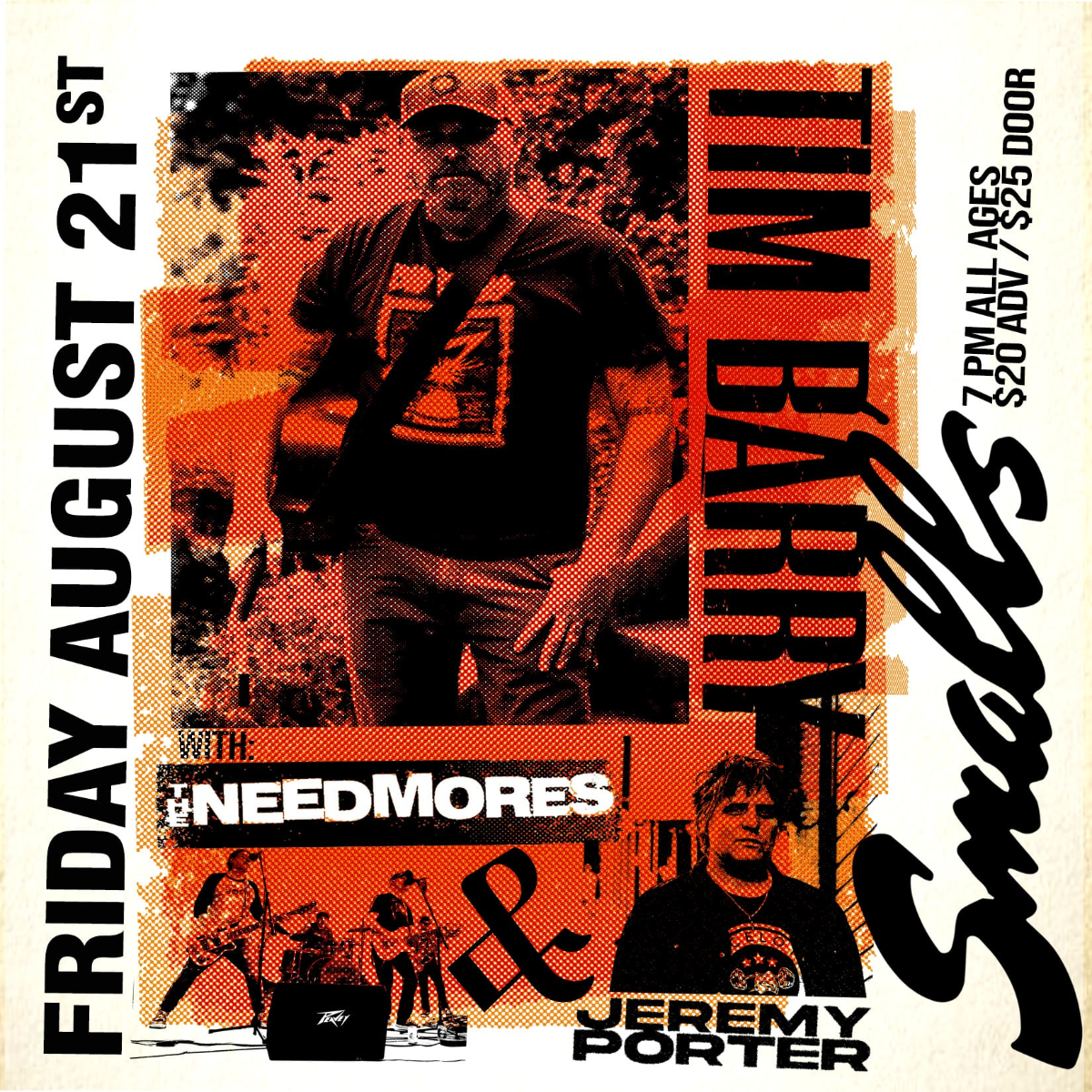 Tim Barry with The Needmores and Jeremy Porter
