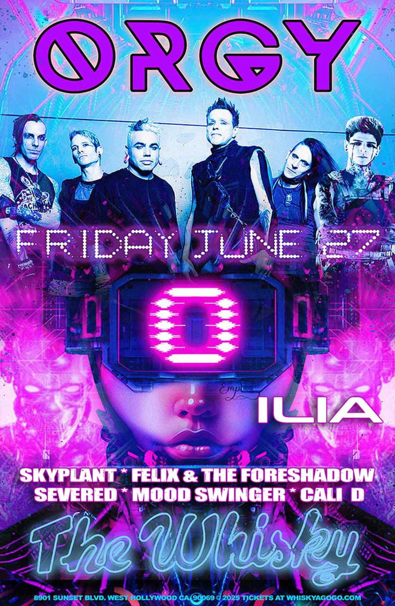 Orgy, Ilia, Felix & the Foreshadow, Cali D, Skyplant, Mood Swinger, Severed