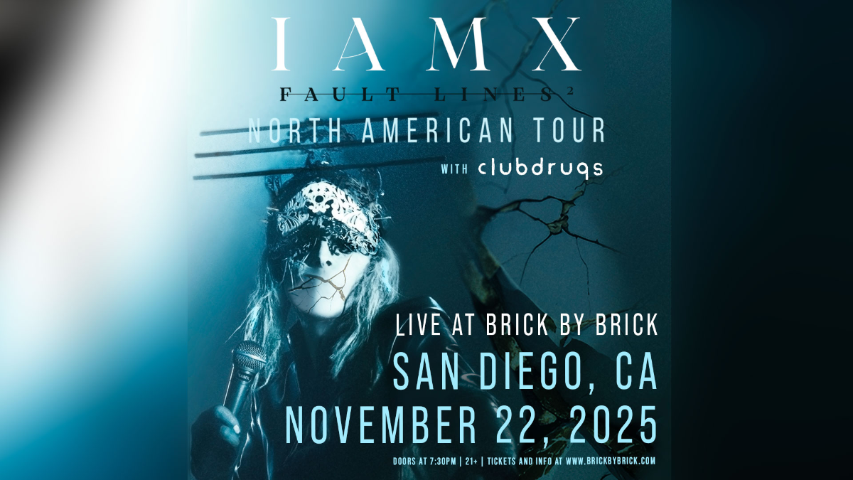 IAMX: Fault Lines 2 Tour with special guests at Brick by Brick
