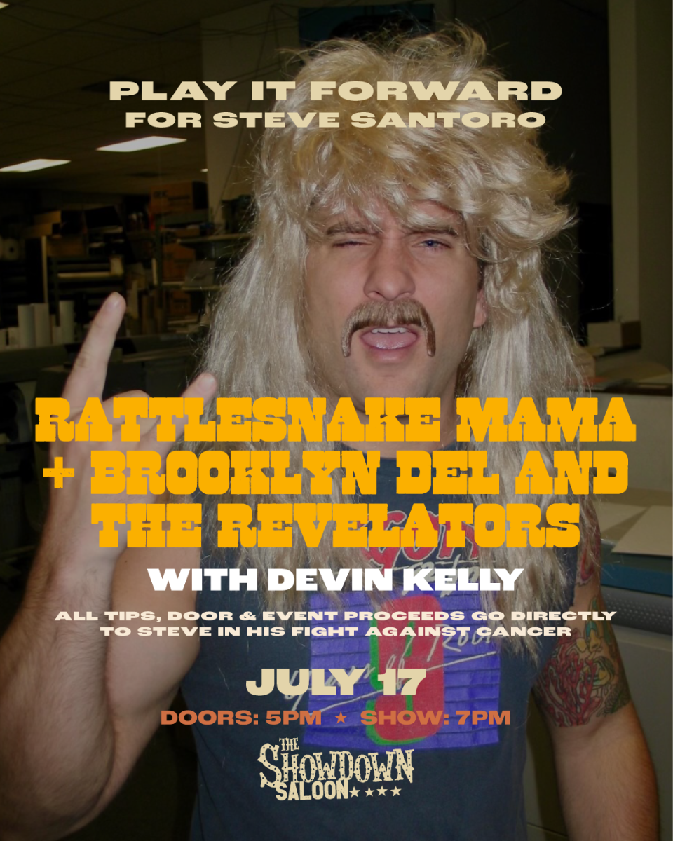 Play It Forward for Steve Santoro with Rattlesnake Mama & Brooklyn Del and the Revelators w/ Devin Kelly | Event Image