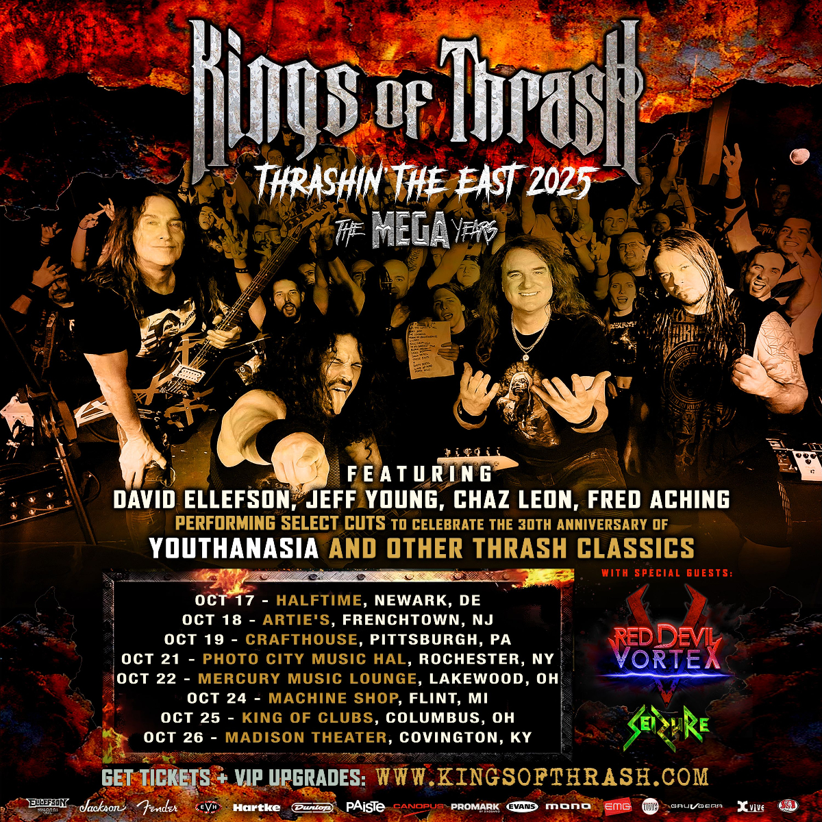 Kings of Thrash - Thrashin' The East 2025 - The Mega Years