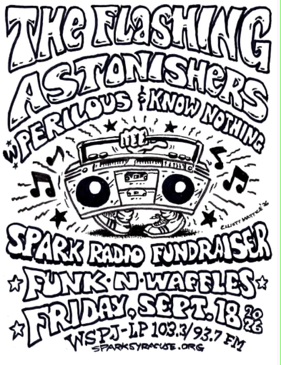 Spark Radio Benefit w/ Flashing Astonishers + Perilous + Know Nothing