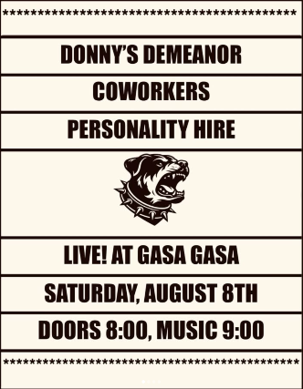 Donny's Demeanor, Coworkers, Personality Hire at Gasa Gasa
