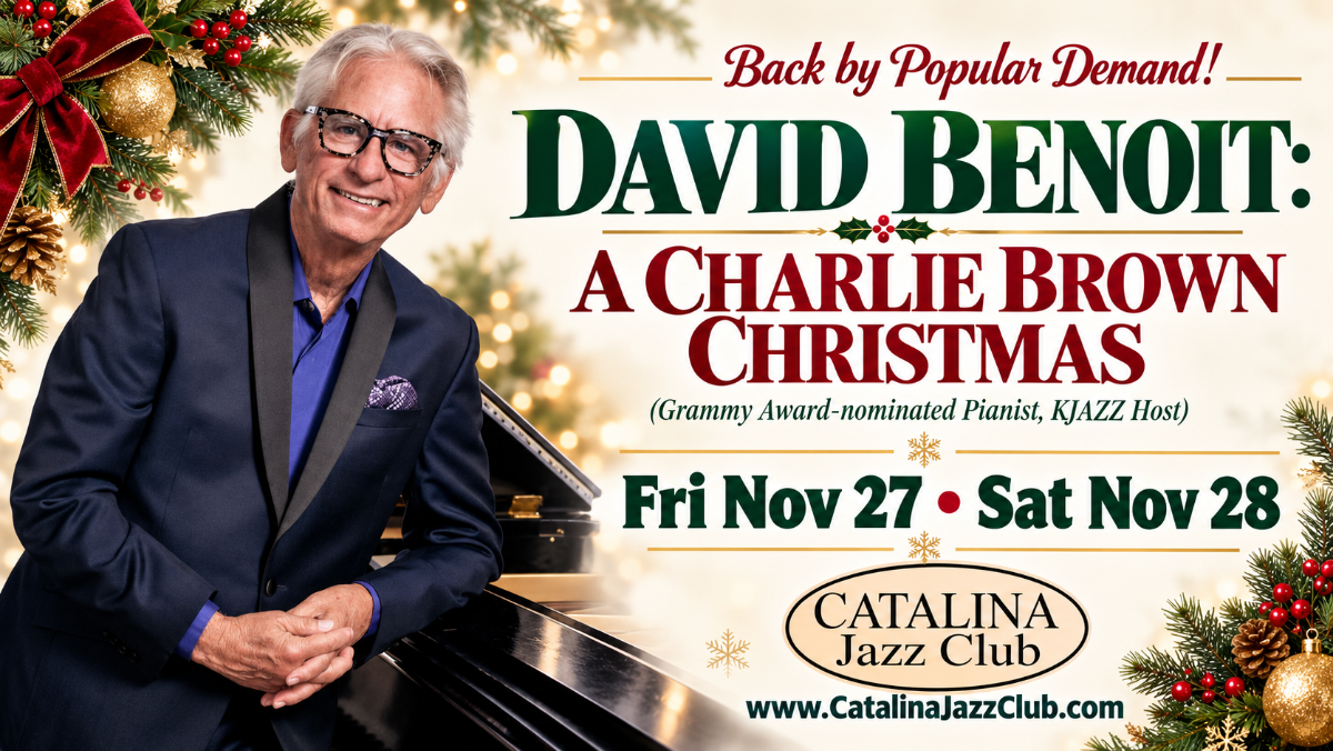 DAVID BENOIT: A CHARLIE BROWN CHRISTMAS (Grammy Award-nominated Pianist, KJAZZ Host)