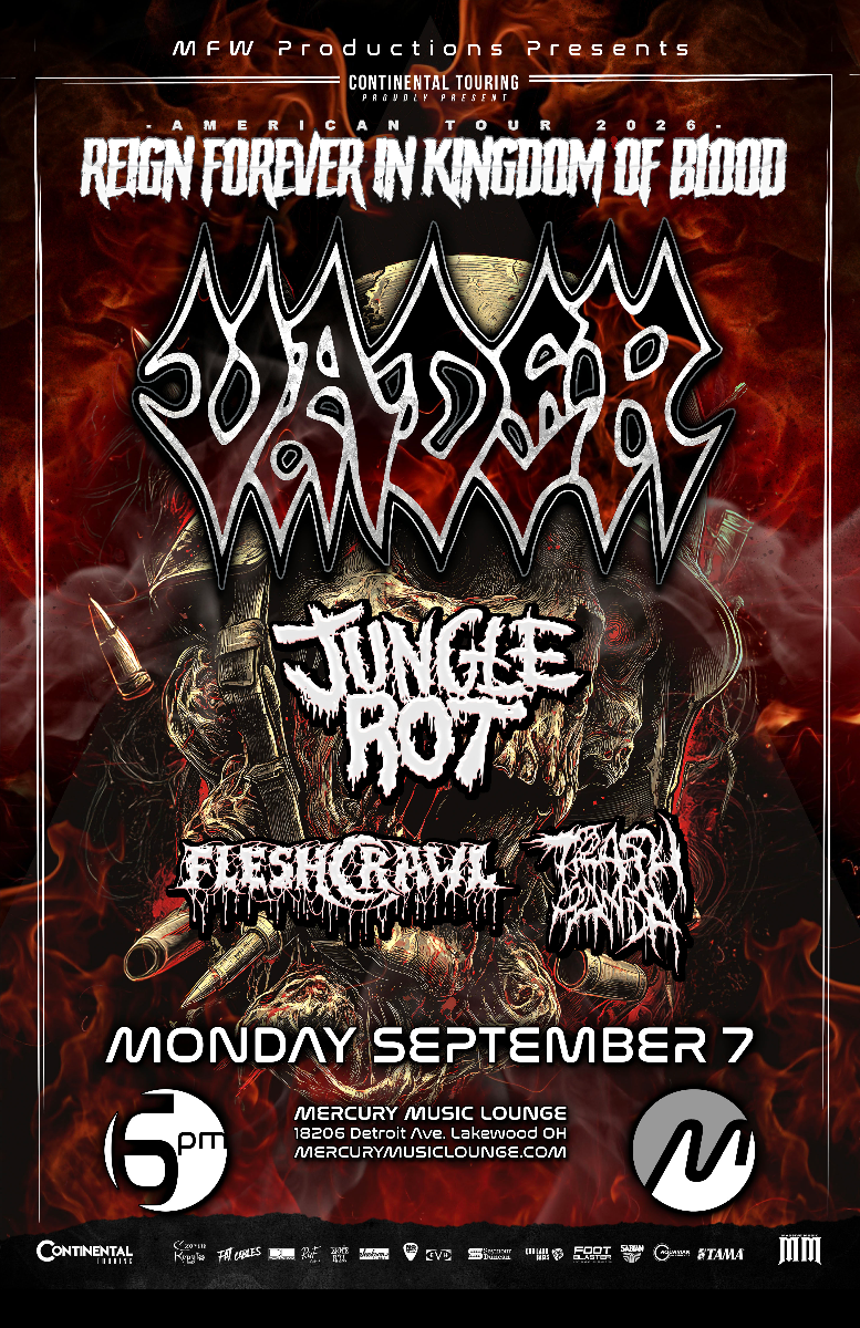 Vader, Jungle Rot, FLESHCRAWL, Trash Panda
