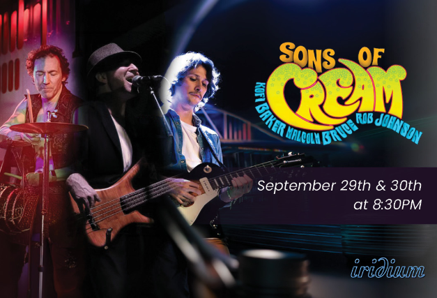 SONS OF CREAM, feat. Kofi Baker, Malcolm Bruce, Rob Johnson