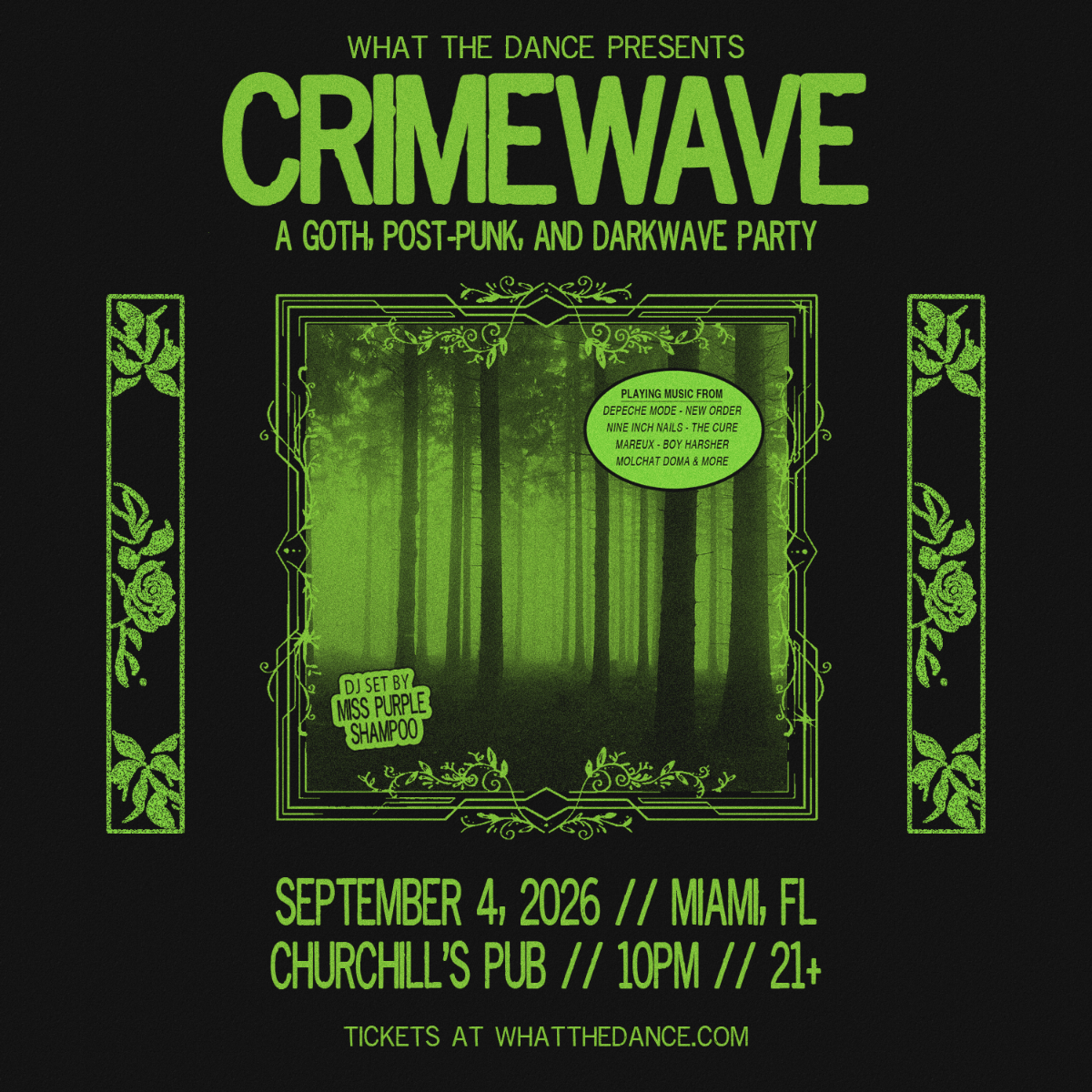 Crimewave: A Goth, Post-Punk, and Darkwave Party in Miami