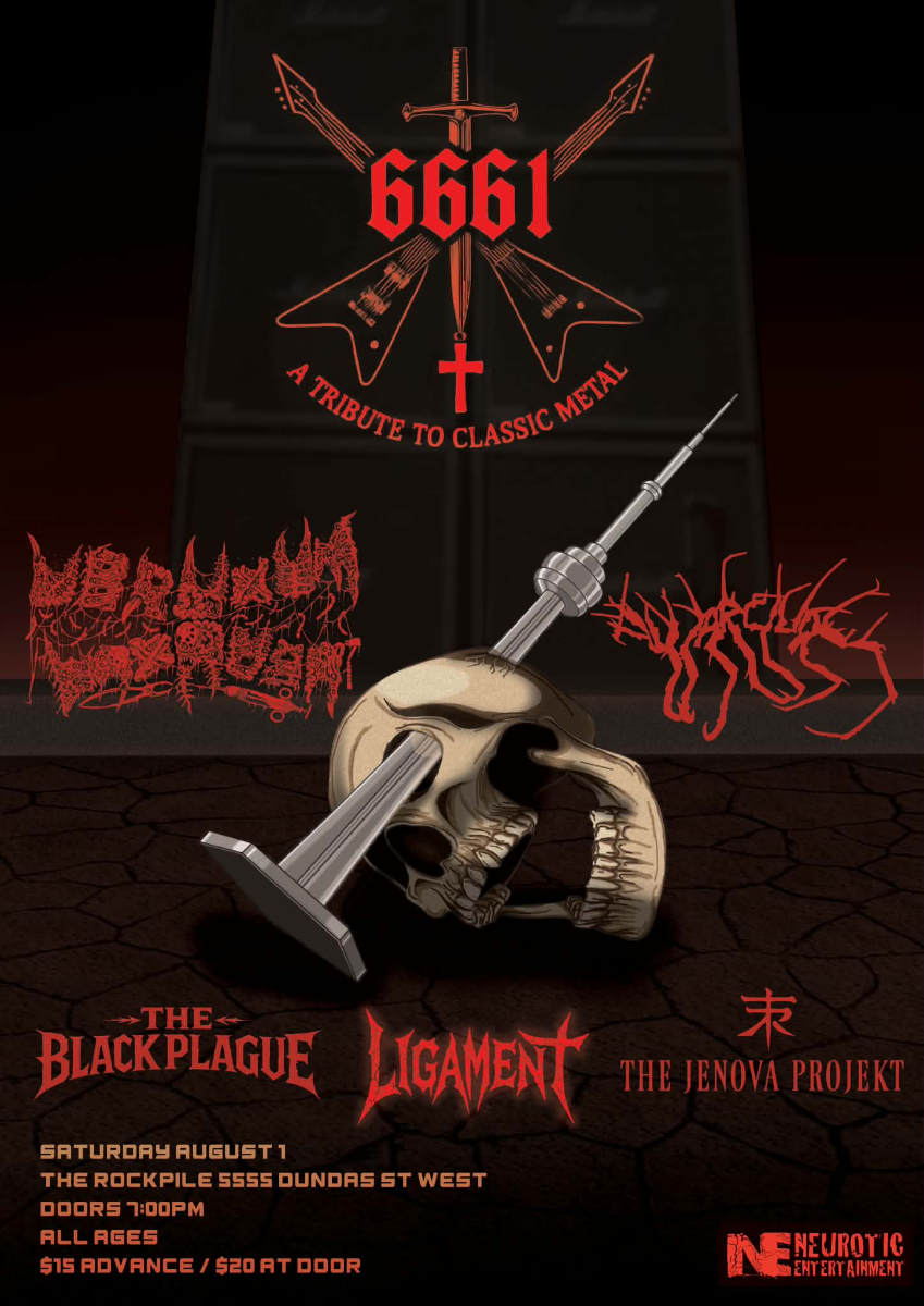 6661 - A Tribute To Classic Metal, Ubruxum, Antarcturus, Ligament, The Jenova Projekt, The Black Plague