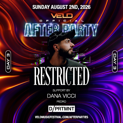 VELD AFTER PARTY: DAY THREE (DPRTMNT)