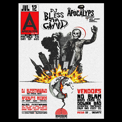 Apocalyps Records & Special Guest DJ Bless Tha Gawd, Vee the poet & Benji P Goods, Seth Hasan, Jazz, Westside Lo, Illest Villains, Omari night, DJs Cooleyhigh & Silkscatchmo 