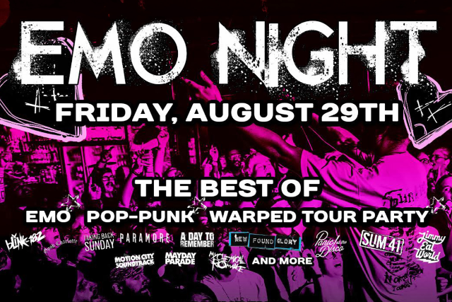 Emo Night ft. Flicker//Fade Live Band Emo Night!