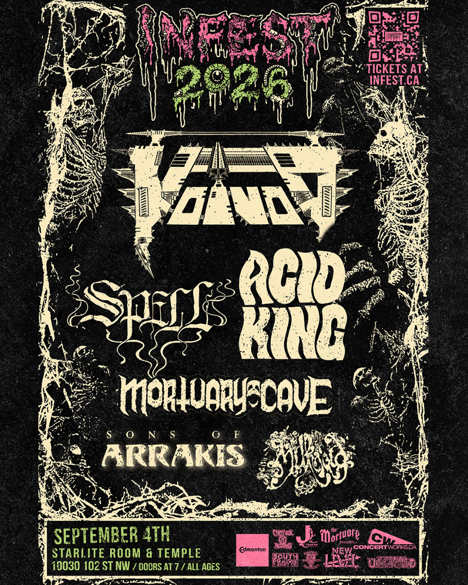 Infest Day 1 - VOIVOD with ACID KING, SPELL, MORTUARY CAVE, SONS OF ARRAKIS & MILK MAID