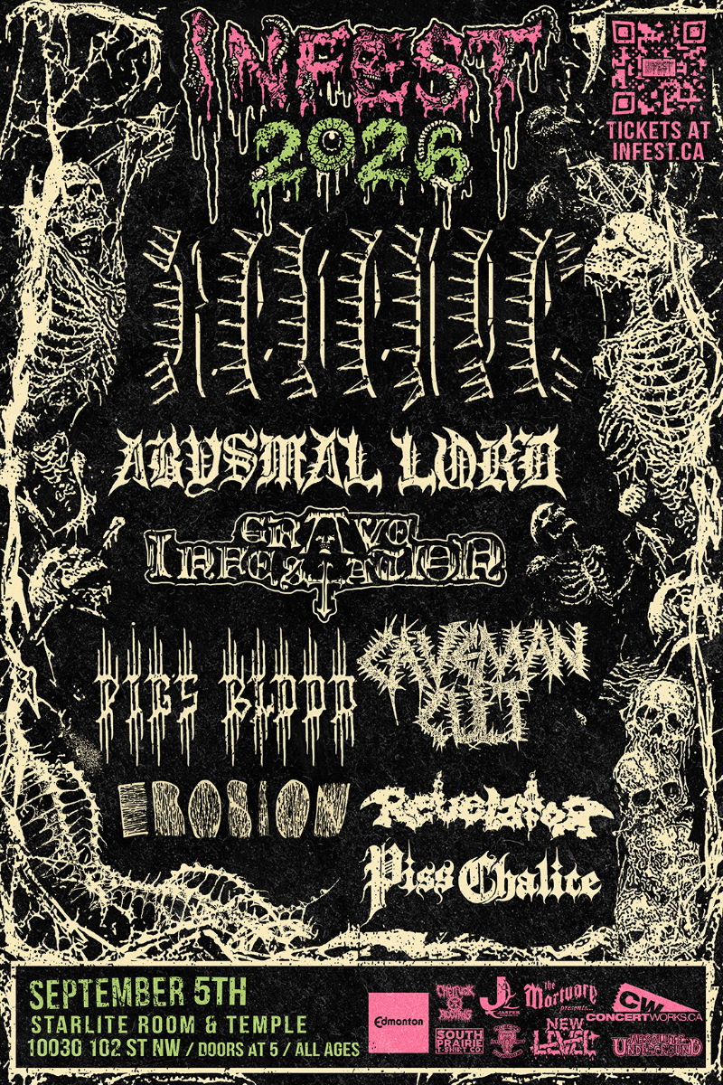 Infest Day 2 - REVENGE, ABYSMAL LORD, GRAVE INFESTATION, CAVEMAN CVLT , PIGS BLOOD, EROSION, REVELATOR & PISS CHALICE