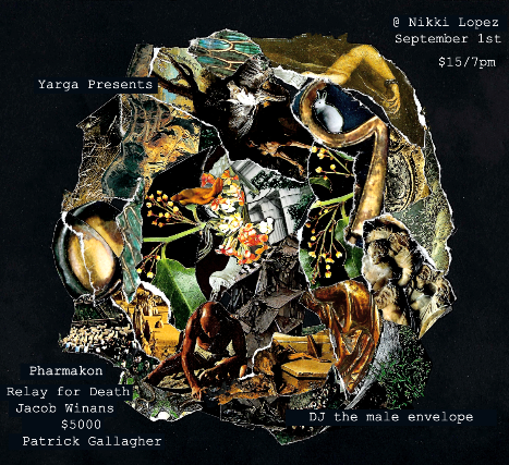 Pharmakon, Relay For Death, Jacob Winans, $5000, Patrick Gallagher