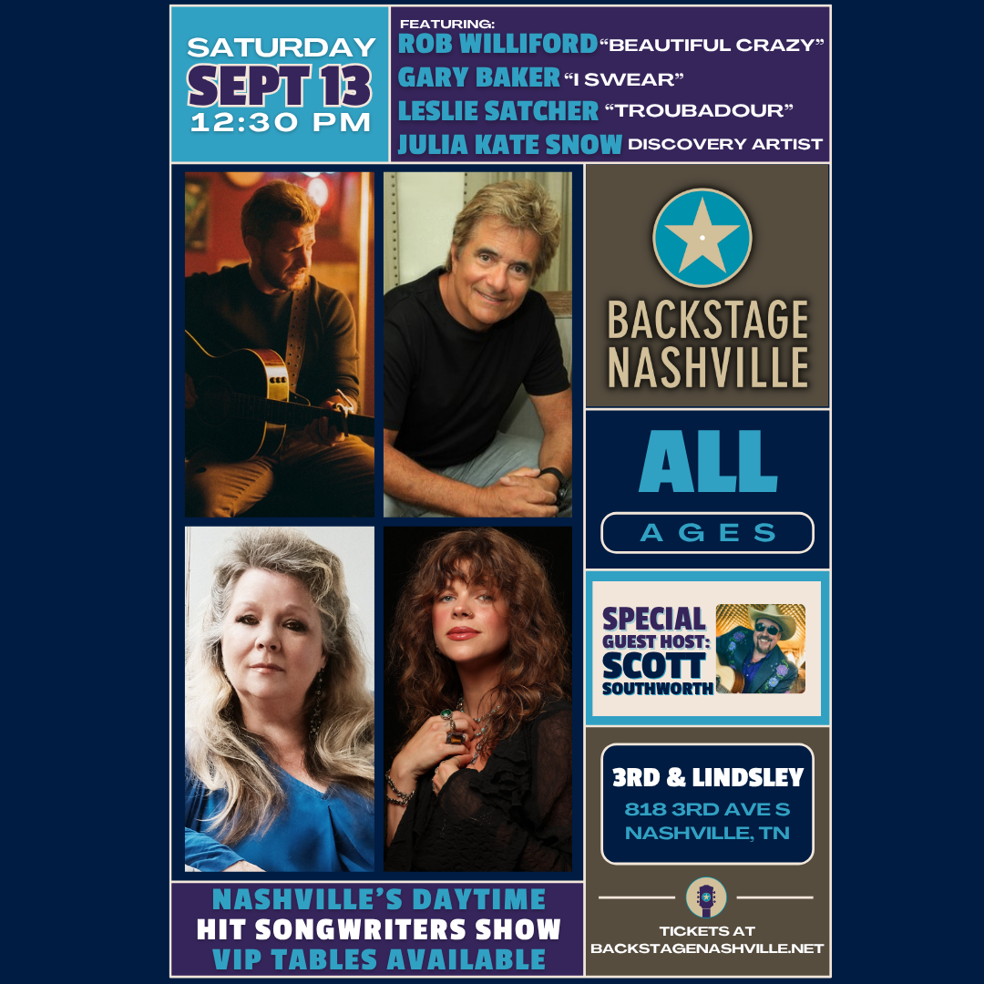 BACKSTAGE NASHVILLE! DAYTIME HIT SONGWRITERS SHOW