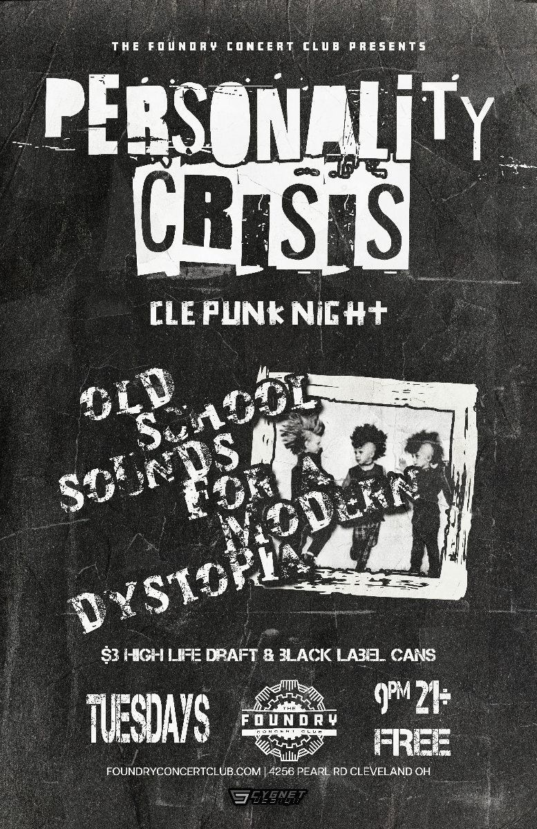 PERSONALITY CRISIS AKA CLE PUNK NIGHT