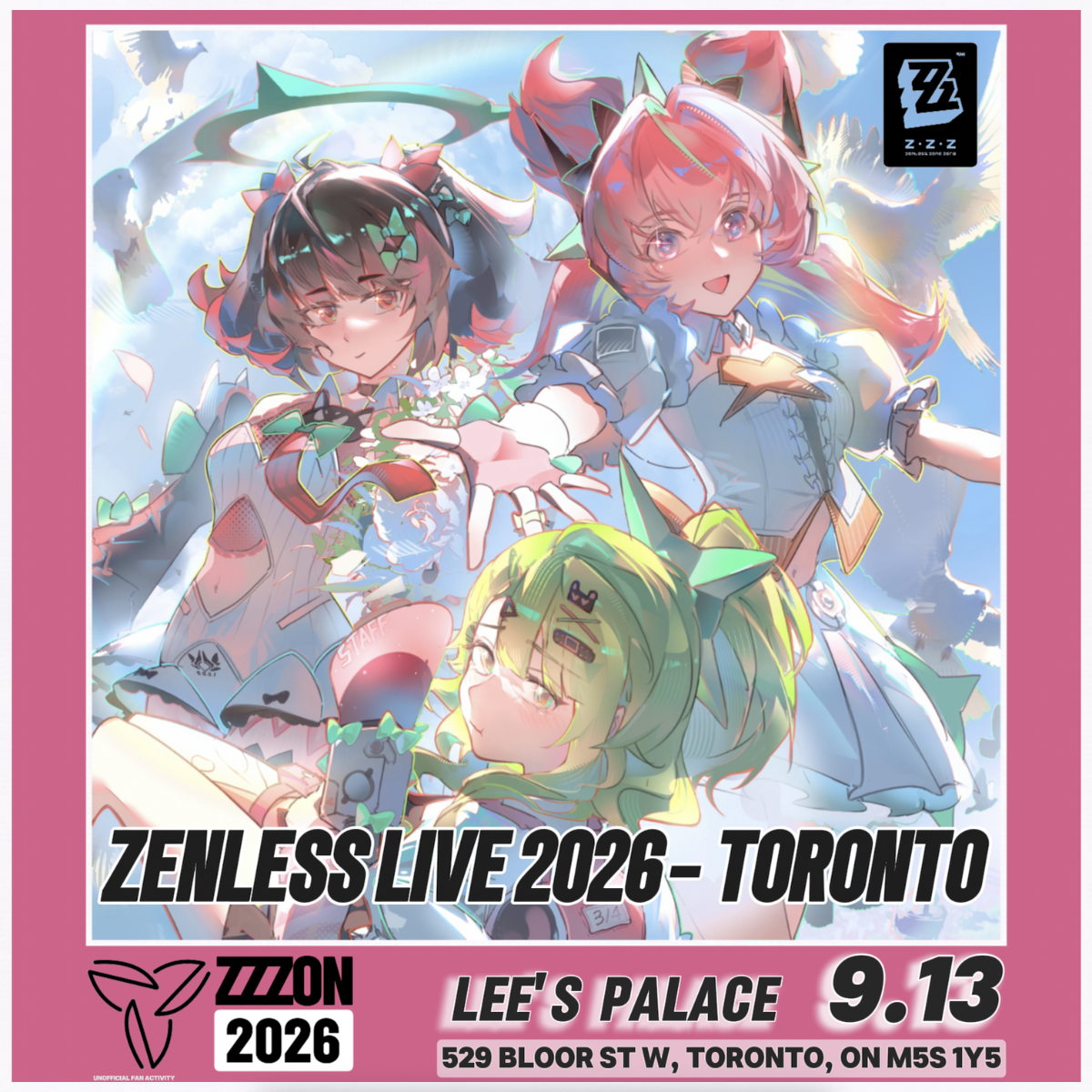 Zenless Zone Zero LIVE 2026 — Toronto