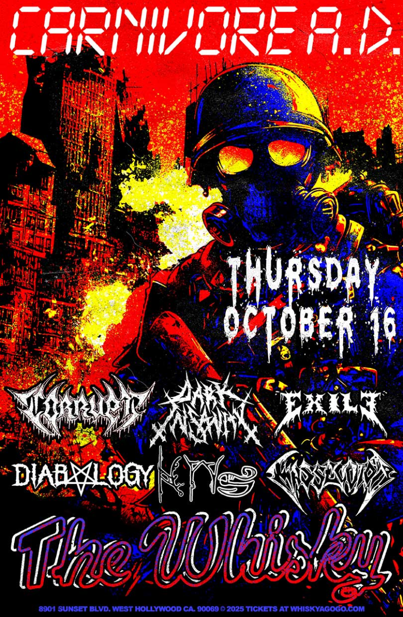 Carnivore A.D. , Corrupt, Dark Insanity, Exile, Diabology, He Who Sleeps, Massecutor