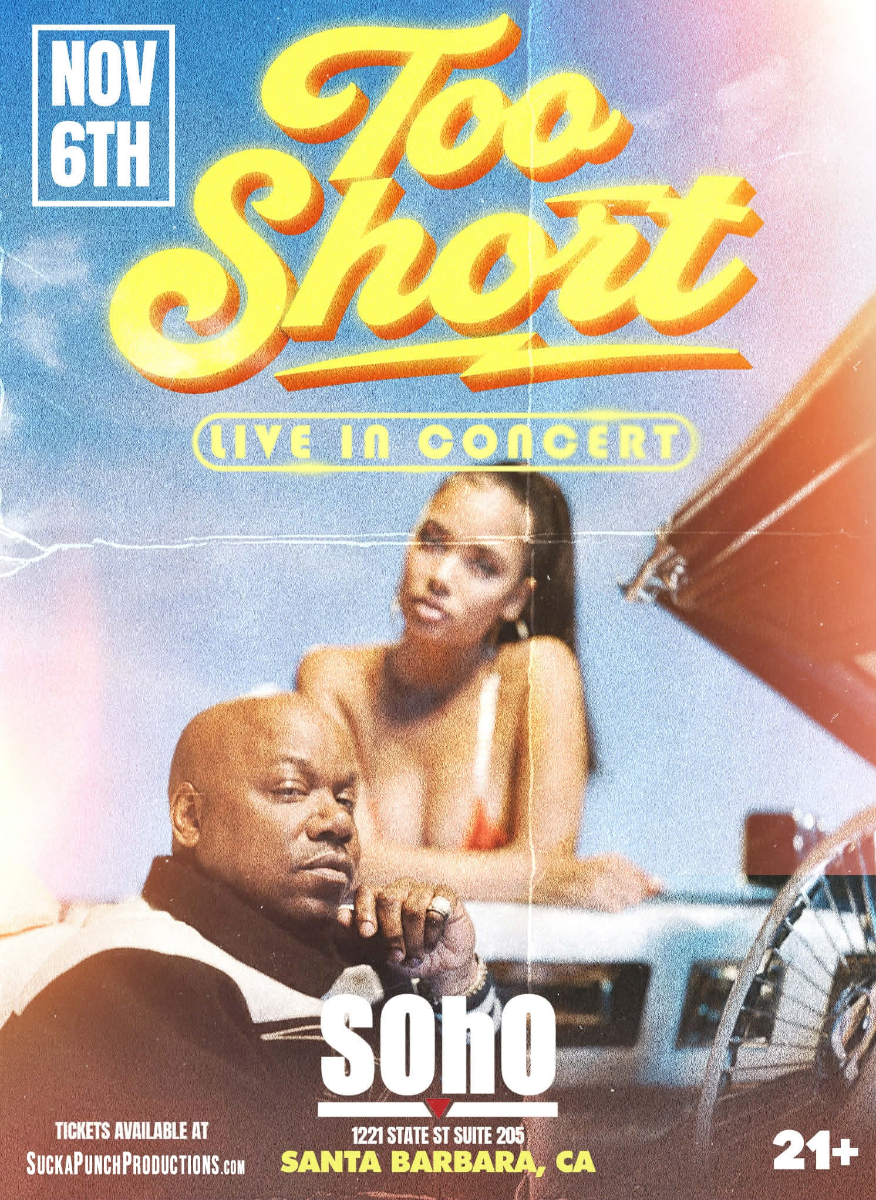 TOO $HORT LUVE IN CONCERT AT SOHO IN SANTA BARBARA