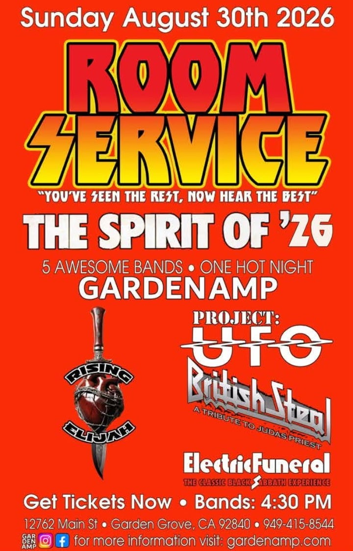 KISS, JUDAS PRIEST, BLACK SABBATH, UFO Tributes + Rising Elijah - Last Minute Rock Show