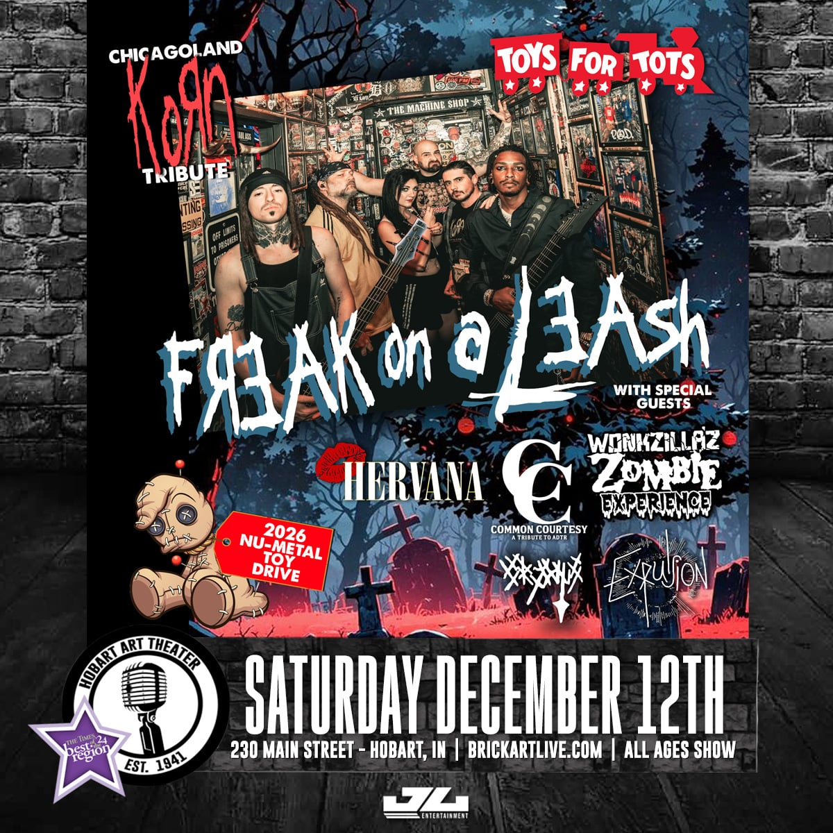 FREAK ON A LEASH: 2026 NU-METAL TOY DRIVE