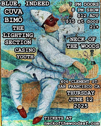 Blue Indeed/ CuVa BiMo/ The Lighting Section/ Casino Youth at Neck of the Woods – San Francisco, CA