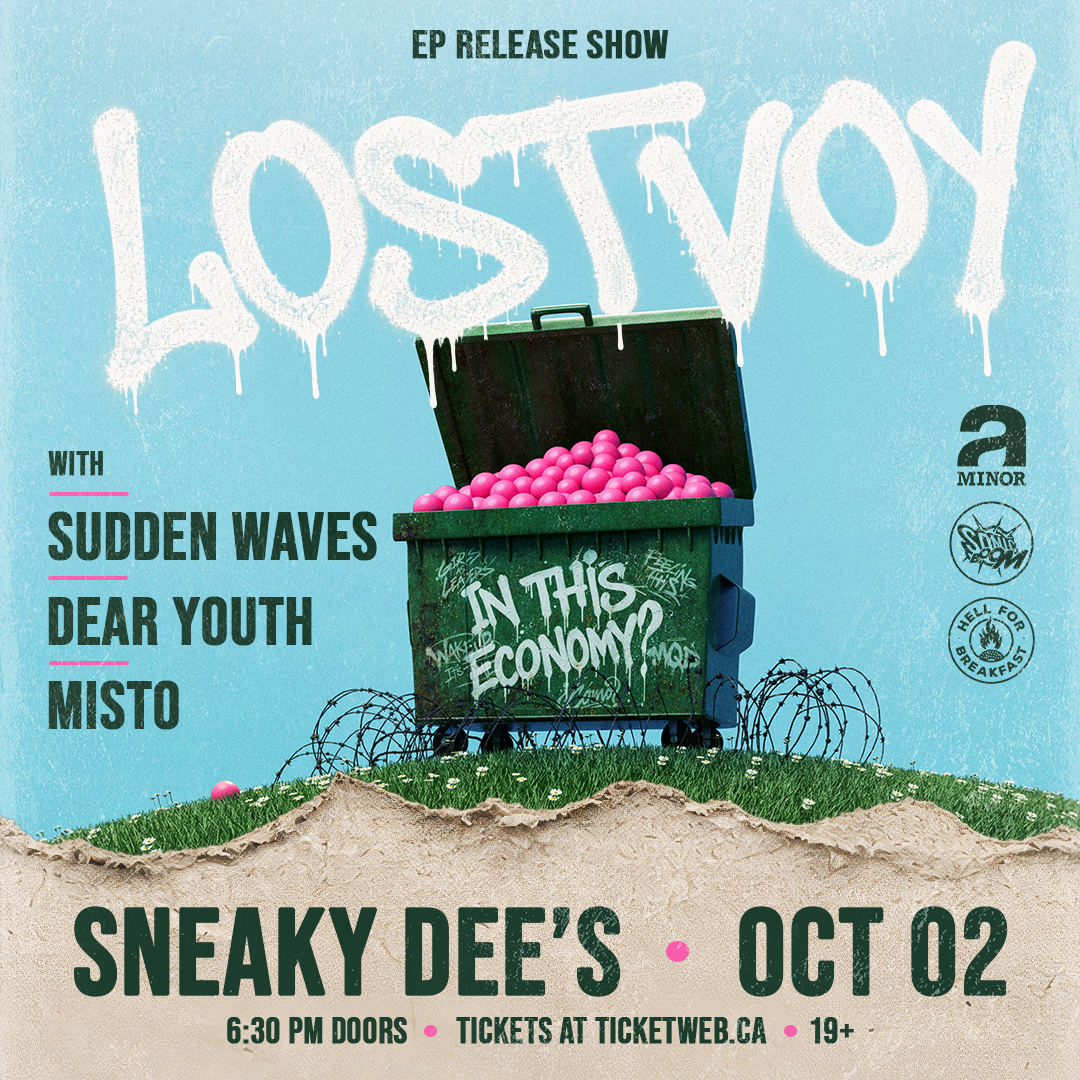 Lostvoy EP Release Show w/ Sudden Waves, Dear Youth & Misto