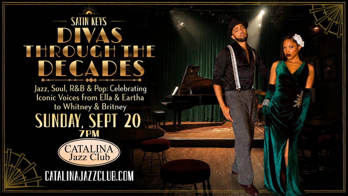 Jazz, Soul, R&B & Pop by Satin Keys: Celebrating Iconic Voices from Ella & Eartha to Whitney & Britney