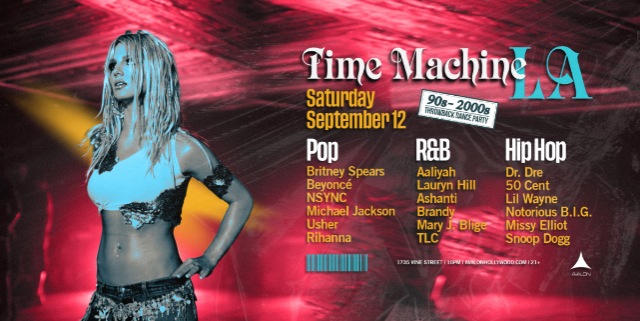 Time Machine: 90s – 2000s Throwback Dance Party