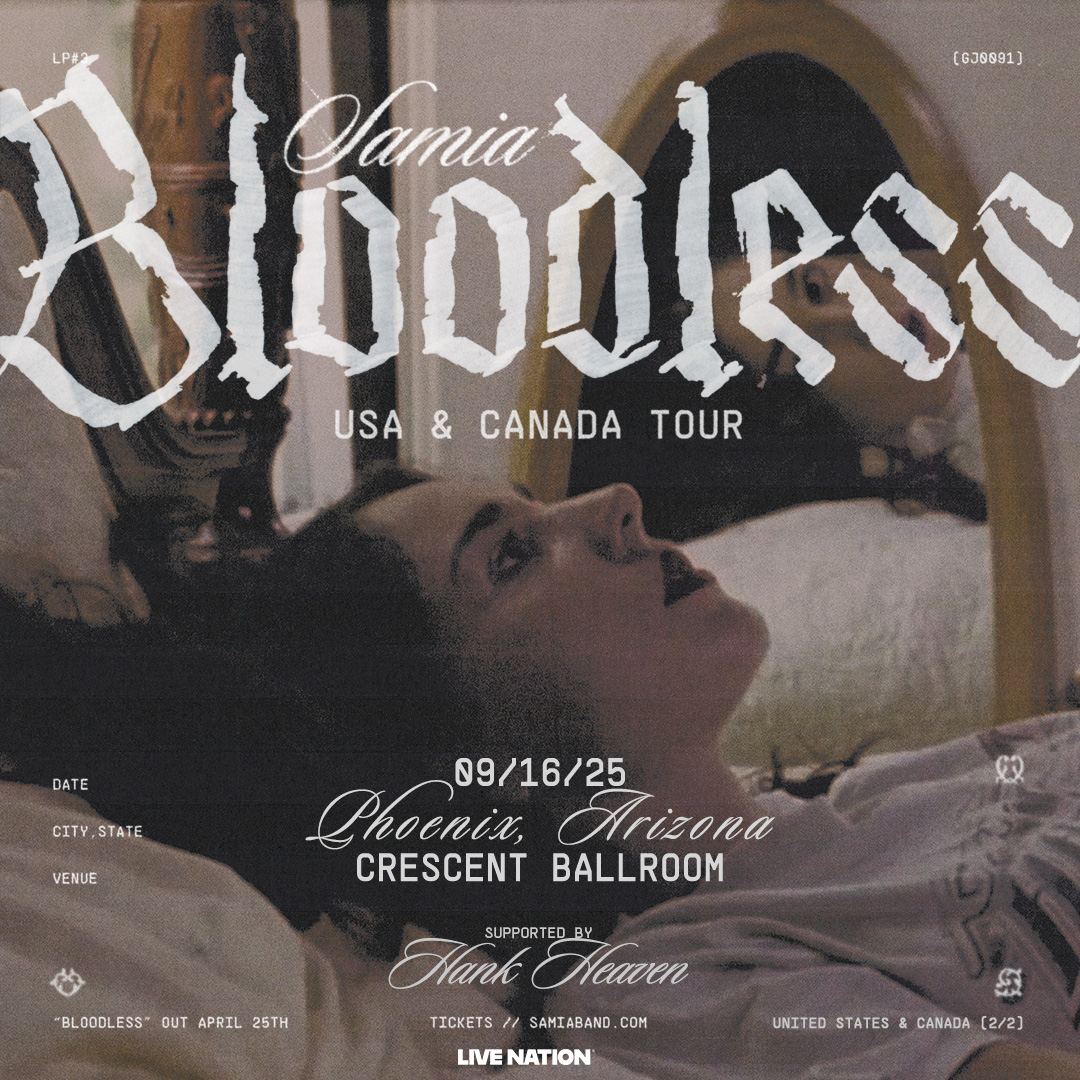 SAMIA - THE BLOODLESS TOUR
