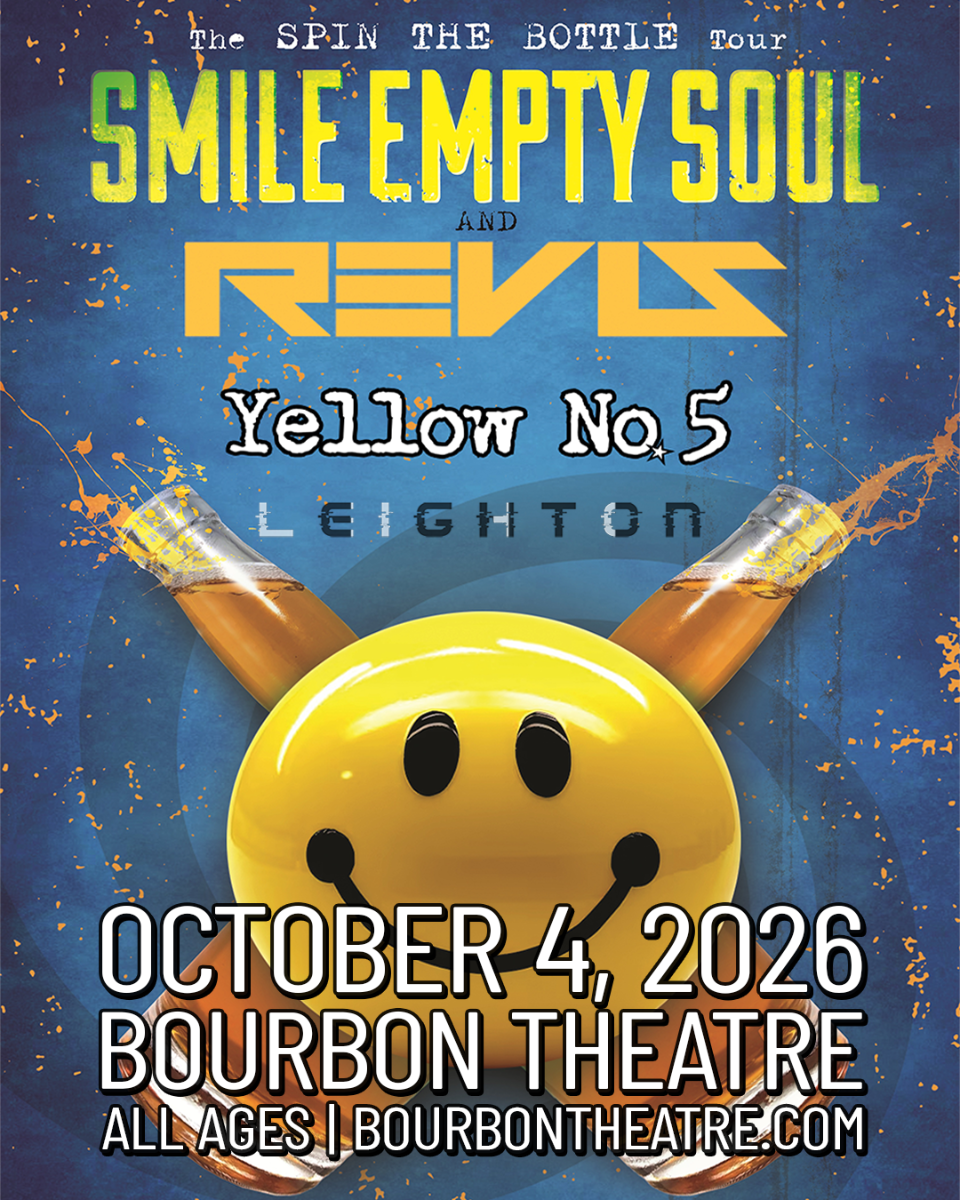 Event Image - Smile Empty Soul, Revis, Yellow No. 5, Leighton
