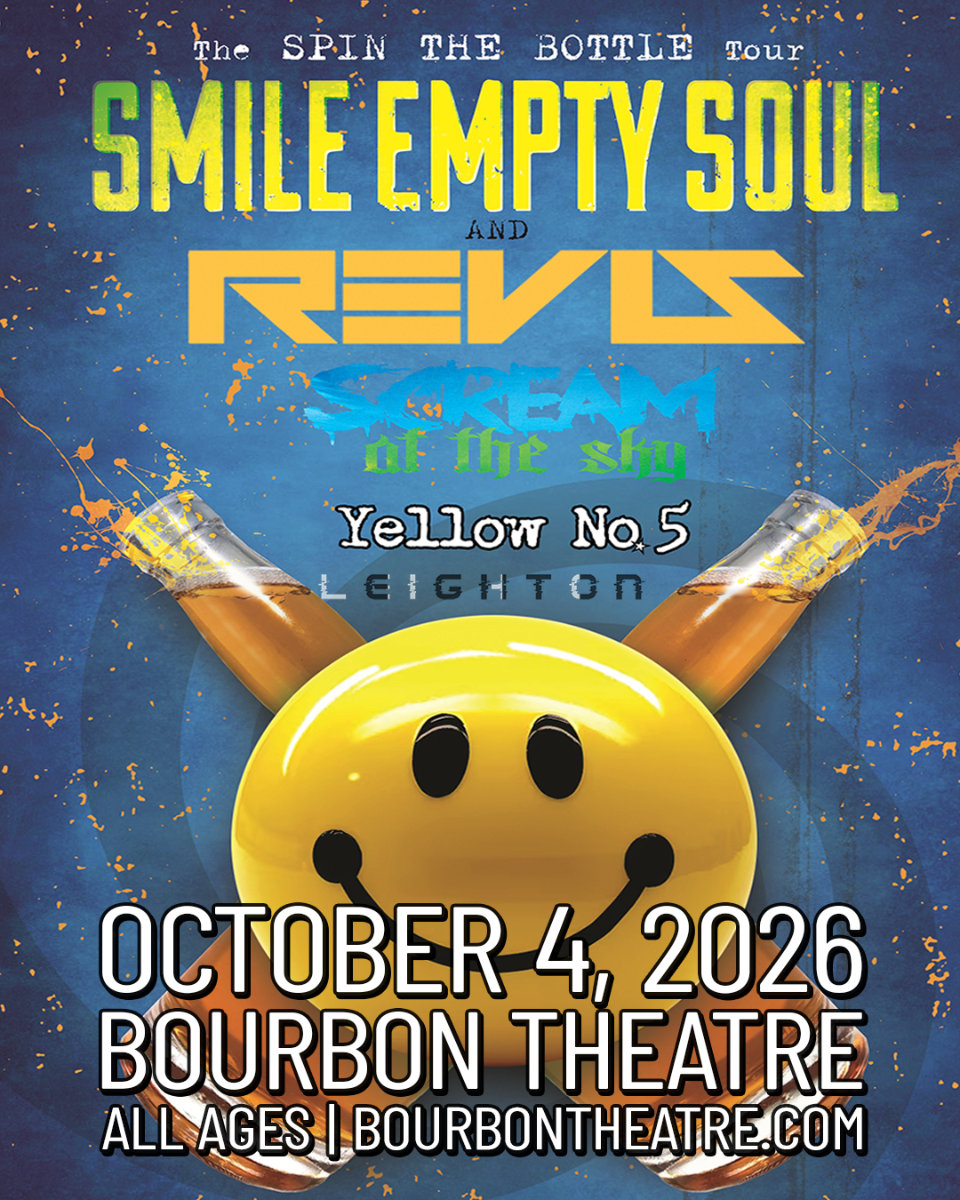 Smile Empty Soul, Scream at the Sky, Revis, Yellow No. 5, Leighton