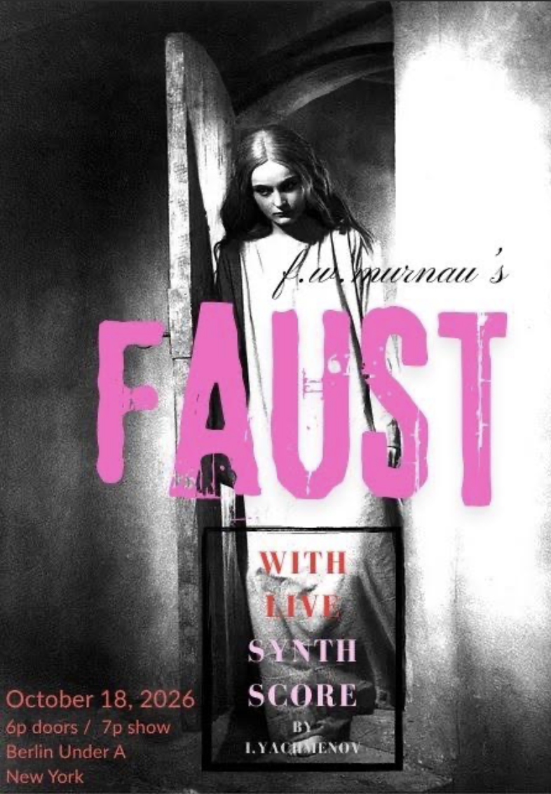 100th anniversary of F.W.Murnau’s Faust - New Live Score by Igor Yachmenov