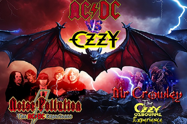 AC/DC vs Ozzy — gig artwork