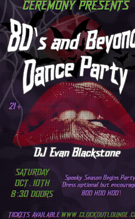 Ceremony Presents: Best Of The 80's & Beyond w/ DJ Evan Blackstone