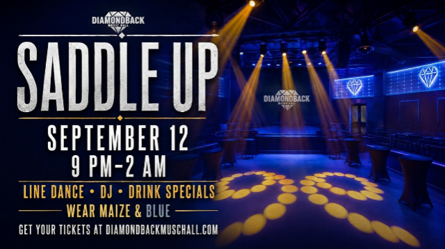 Saddle Up: Maize & Blue