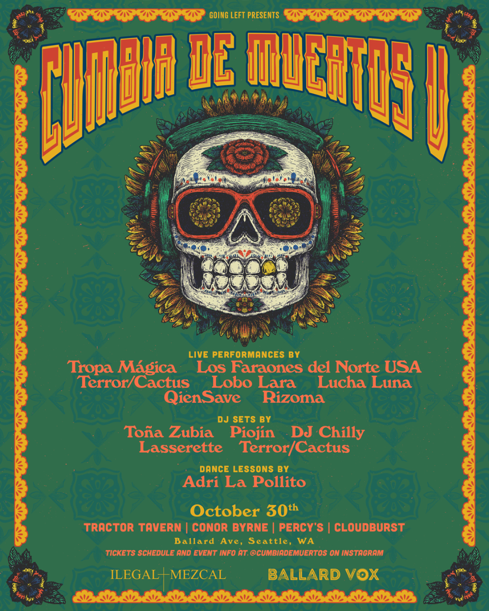 Cumbia de Muertos V - Tractor, Conor Byrne Pub, Cloudburst Brewing, Percy's