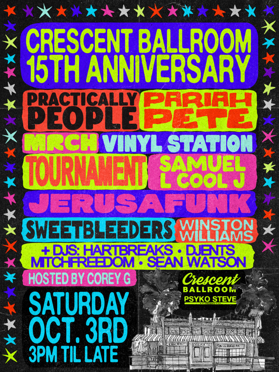 *CANCELLED* CRESCENT BALLROOM 15TH ANNIVERSARY PARTY