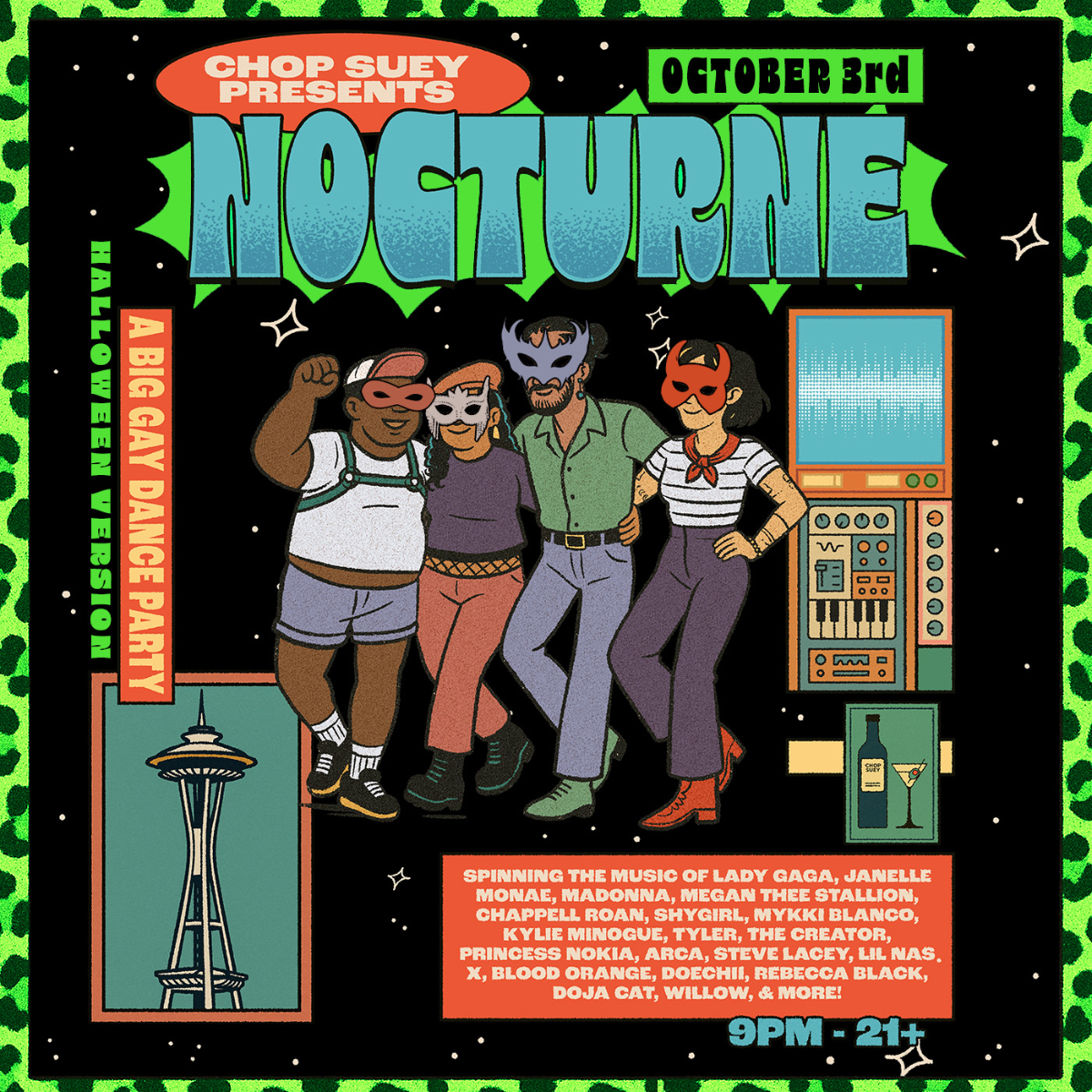 NOCTURNE: A Big Gay Dance Party - HALLOWEEN VERSION!