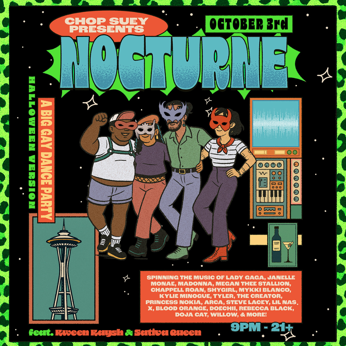NOCTURNE: A Big Gay Dance Party - HALLOWEEN VERSION!