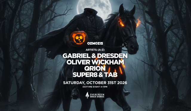 Imagem da fonte — Tickets for Ozmozis Halloween | TicketWeb - Evergreen Brickworks in Toronto, CA