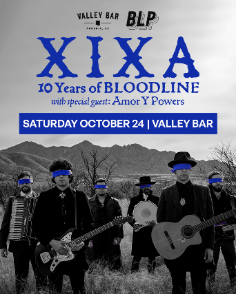 XIXA - 10 YEARS OF BLOODLINE — gig artwork