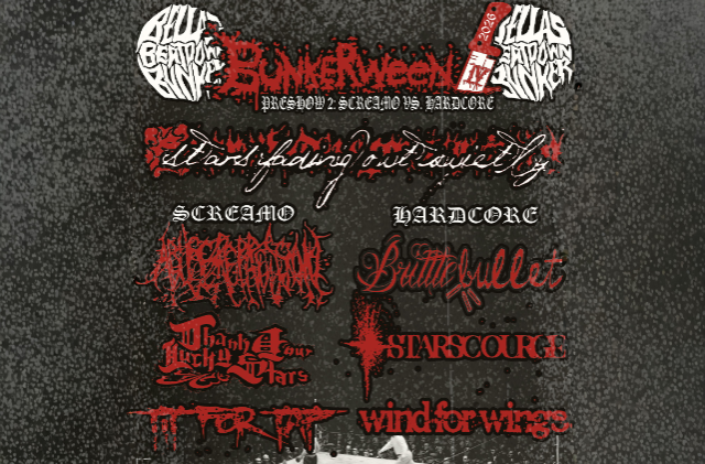 Bunkerween 2026 Pre Show 2: Screamo Vs. Hardcore