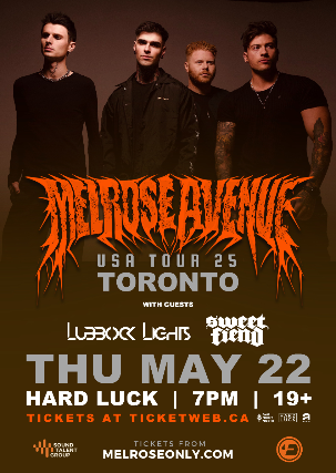Melrose Avenue w/ Lubbock Lights & Sweet Fiend at Hard Luck Bar