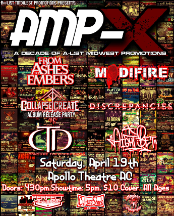 From Ashes To Embers, Modifire, Discrepancies, Collapse Create, Aight Bet  , Consume The Divide
