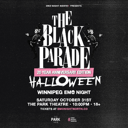 The Black Parade Halloween Emo Night Winnipeg at Park Theatre - Oct 31 2026